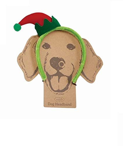 Mud Pie Santa Paws Dog Pet Lovers Christmas Holiday Headband 40220029