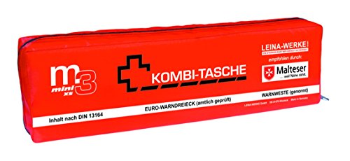 Leina-Werke 14040 Mini-Kombitasche M3 ohne Klett, XS, Rot/Schwarz/Weiß