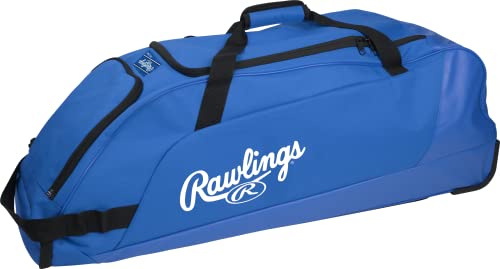 Rawlings | Workhorse Ausrüstungstasche mit Rädern | Baseball & Softball | Royal