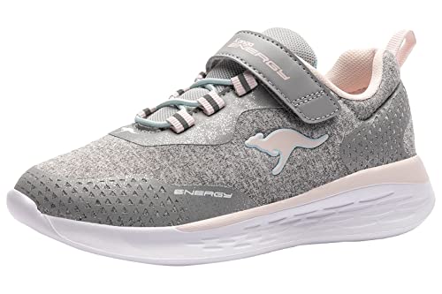 KangaROOS Damen KQ-Fleet EV Sneaker, Vapor Grey/Frost Pink 2063, 38 EU