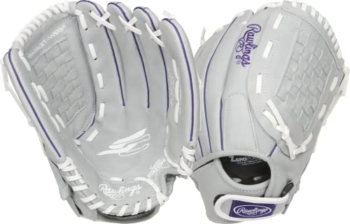 Rawlings Sure Catch Series Fastpitch Softball Glove, Basket Web, 12.5 inch, Right Hand Throw