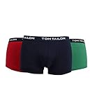 TOM TAILOR 70162 Hipster 12er Pack red-Navy-Green M