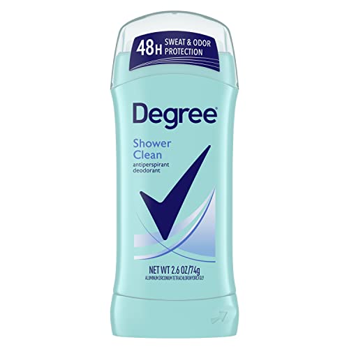 Degree Frauen Anti-Transpirant Deodorant Invisible Solid Twin Pack, Dusche reinigen 2,6 Unzen (3er-Pack)