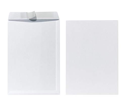 Herlitz Versandtasche C4 90 g Haftklebend, mit Innendruck in Folienpackung, eingeschweißt, weiß (5x 25 Stück)