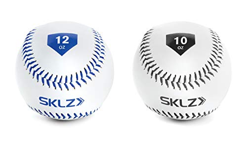 SKLZ Gewichtete Wurf-Baseballs, 2er-Pack (284 g und 340 g)