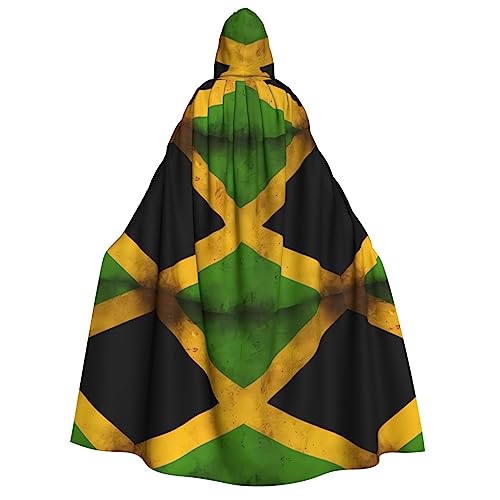 AvImYa Unisex Kapuze Halloween Weihnachten Party Cosplay Kostüme Robe Umhang Umhang Urlaub Waren alte jamaikanische Flagge Drucke