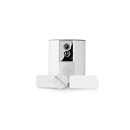 Somfy 1875249 Alarmsystem mit integrierter Full HD-Überwachungskamera Pack One+ Avec IntelliTAG additionnel