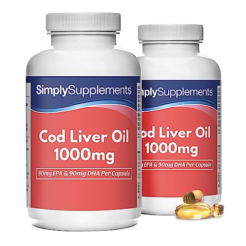 Lebertran 1000mg - 360 Kapseln - SimplySupplements