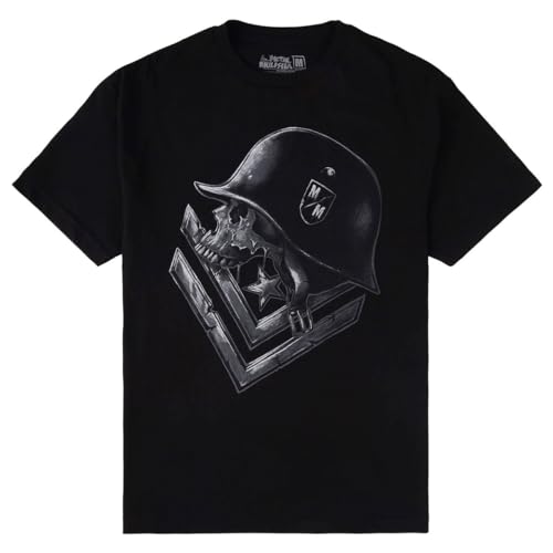 Metal Mulisha Herren Solid T-Shirt, Schwarz, Mittel