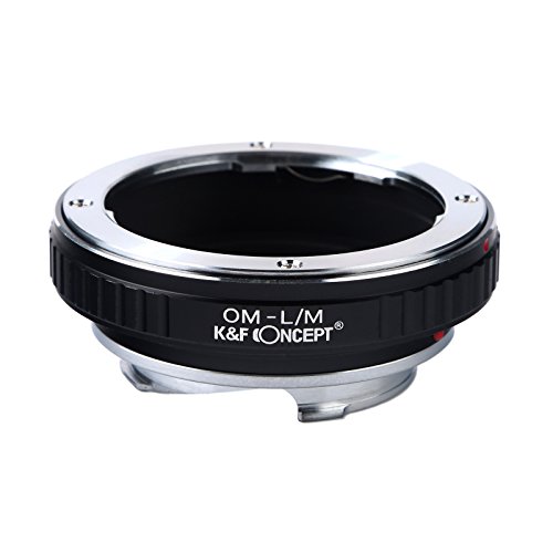 K&F Concept OM-L/M Objektivadapter Adapterring Objektiv Adapter Ring für Olympus OM Zuiko Objektiv auf Leica M Mount Kamera