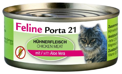 Feline Porta 21 | Hühnerfleisch mit Aloe Vera | 24 x 156 g