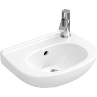 Villeroy & Boch Gäste-Waschbecken compact O.Novo 36 cm Weiß seitl. HL ohne ÜL