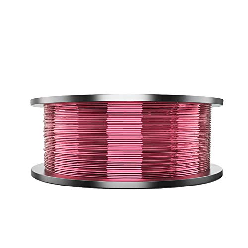 PLA Silk Filament 1,75 Mm 3D-Drucker Filament PLA Silk Faux Metallic FDM-Druckmaterial 1 Kg Spule PLA Rainbow Filament Für 3D-Drucker Und 3D-Druckstifte(Color:Seidenrot)