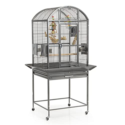Montana Cages ® | Käfig, Voliere Finca Dome mit Rundbogendach - Antik der Vogelkäfig für Sittiche & Papageien