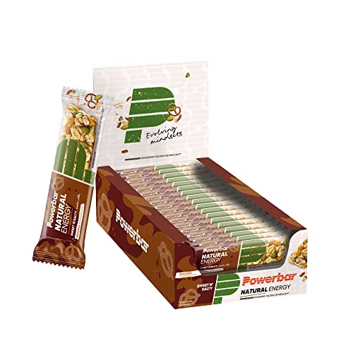 Powerbar Natural Energy Cereal Energy Sweet'n&Salty 18x40g - Veganer Kohlenhydrat Energie Riegel + Magnesium