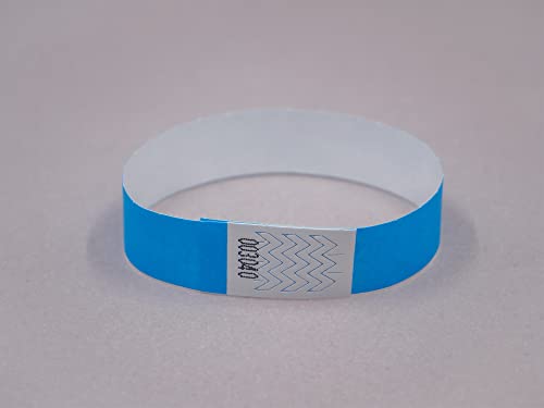 AVERY - Schachtel mit 1000 Armbändern aus Papier, Tyvek, Breite 19 mm, Neonblau
