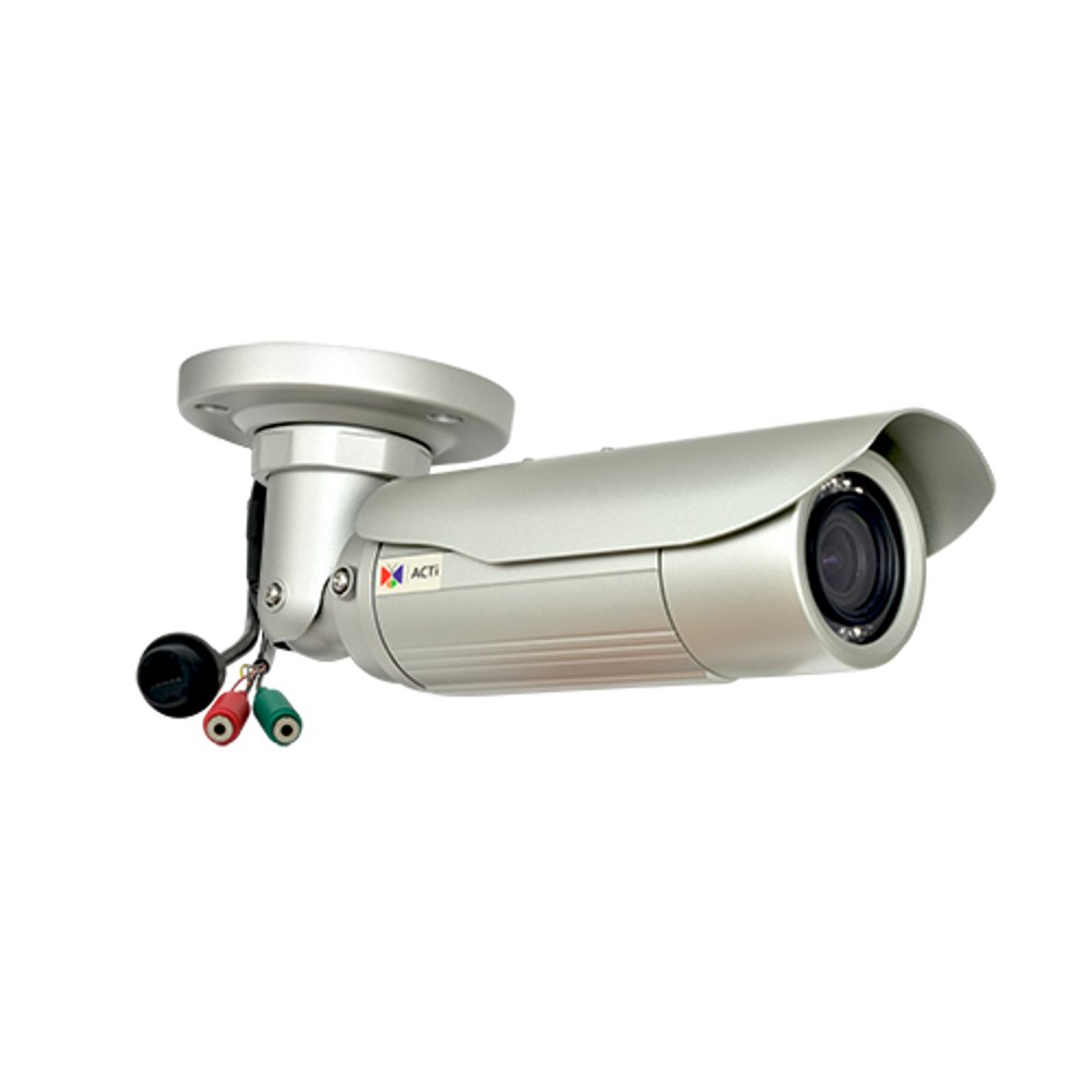 ACTi E Serie E46A IP Kamera für den Außenbereich, Bullet, 3MP Objektiv mit Variabler Brennweite, Poe