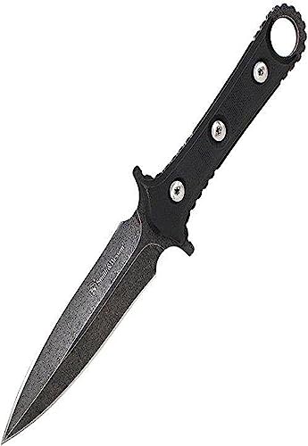 Smith & Wesson Herren Smith und Wesson Stiefelmesser-ab 18 Jahre Messer, schwarz, 22,0cm