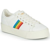 Gola Womens Orchid Platform Rainbow Sneaker, White/Multi, 36 EU