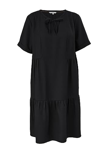 TRIANGLE Damen jurk kort Kleid kurz, Grey/ Black, 50 EU