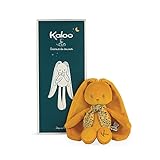 Kaloo - Lapinoo - Pantin Lapin - Babyplüsch aus geripptem Velours - 35 cm - Farbe Ocker - Sehr weiches Material - Geschenkbox - Ab Geburt, K972200