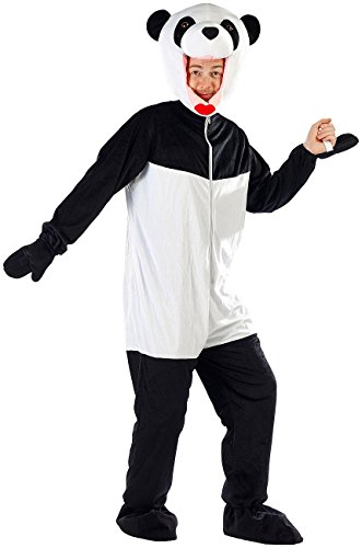 infactory Animal Kostüm: Halloween- & Faschings-Kostüm Panda (Karneval-Kostüme Ganzkörper)