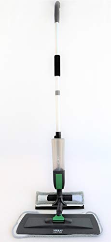 XSQUO Useful Tech Schnellwischer, 2-in-1 Mopp mit Dosierspray pro Abzug und Tank für die Reinigung von harten Oberflächen und Glasflächen Easy Clean Twin
