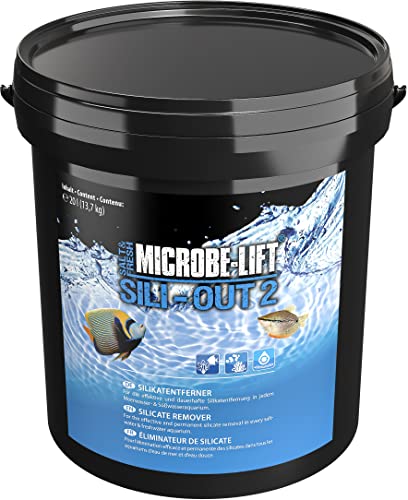 MICROBE-LIFT® - Sili-Out 2 | Silikat Absorber für jedes Meerwasser und Süßwasseraquarium | schnell & effektiv | Entfernt Silikat, Phosphat, Barium, Arsen, Chrom & Gelbstoffe | Inhalt: 13,7 kg
