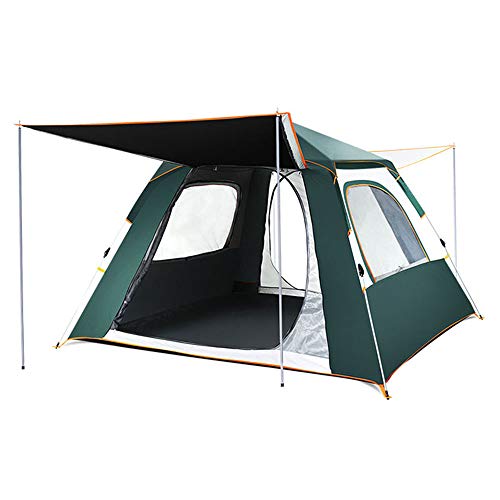 MOLVUS Tragbares Zelt mit Rucksack, Familien-Campingzelt im Freien, geeignet für 5-8 Personen, 240 cm * 240 cm * 155 cm / 210 cm * 210 cm * 140 cm