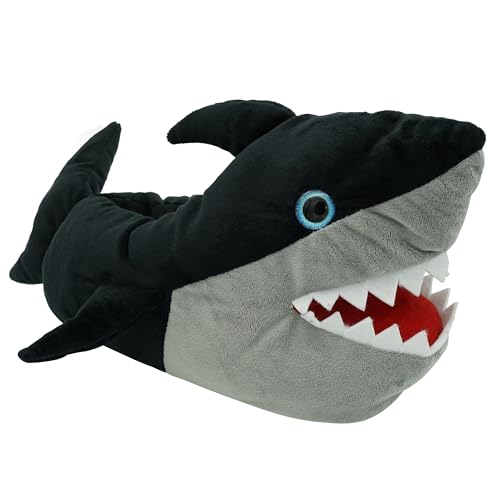Undercover Mens Novelty Shark 970013 Slippers Sizes 7-8 Uk