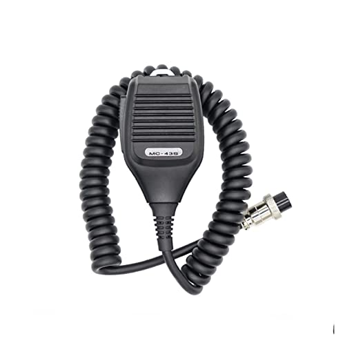 ARSMI MC-43S 8 PIN Dynamisches Handfaustmikrofon Amateurradio TS-590S / TS-990S / TS-480SAT Fit for Kenwood. Walkie-Talkie-Mikrofon