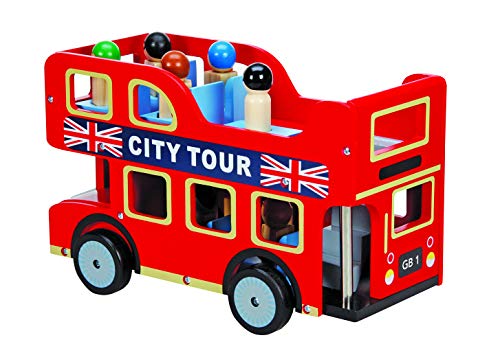 Toyland TL14040 Wooden London Bus Spielzeug