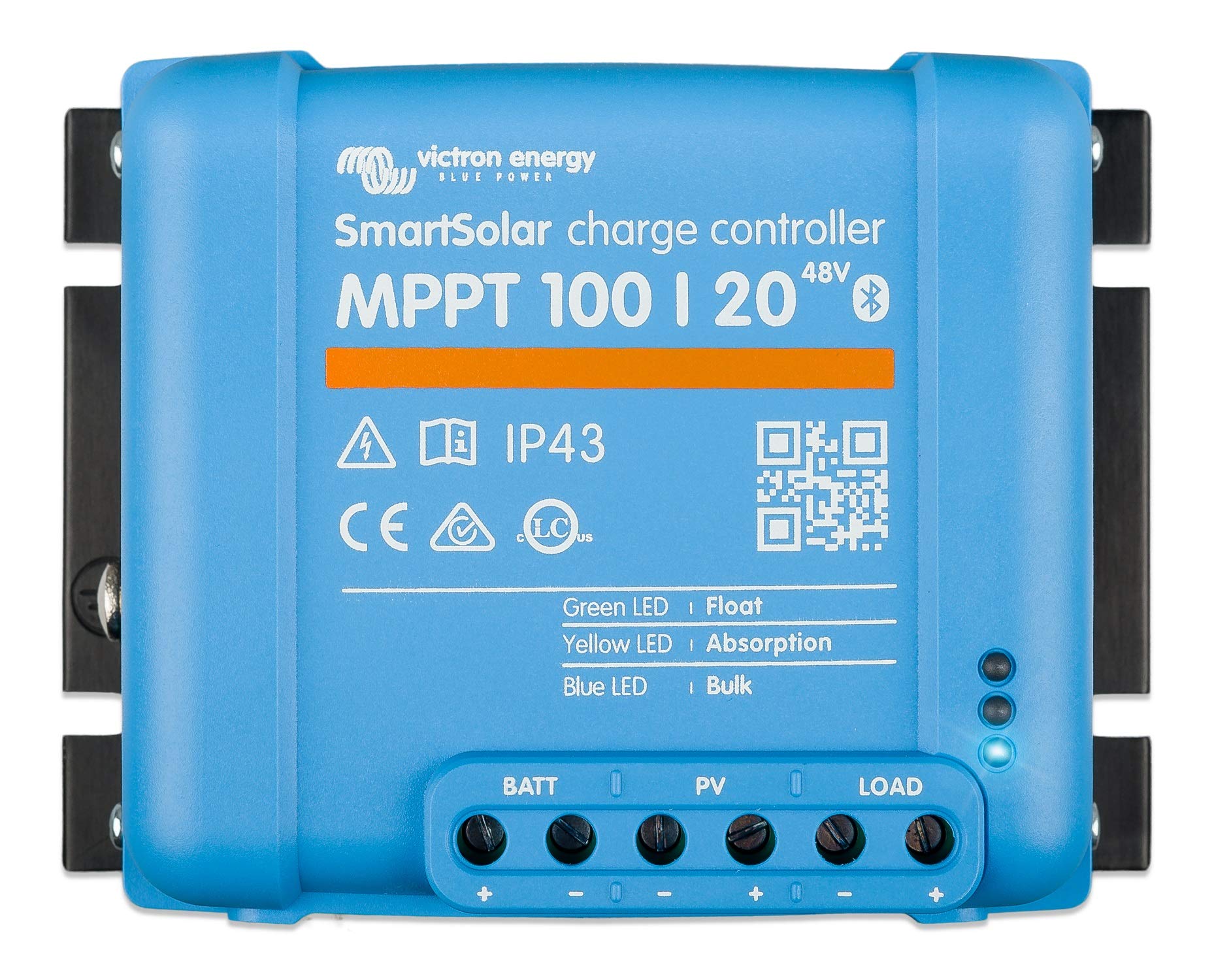 Victron Energy SmartSolar MPPT Laderegler 100V 20 Amp 48-Volt Solarladeregler (Bluetooth)