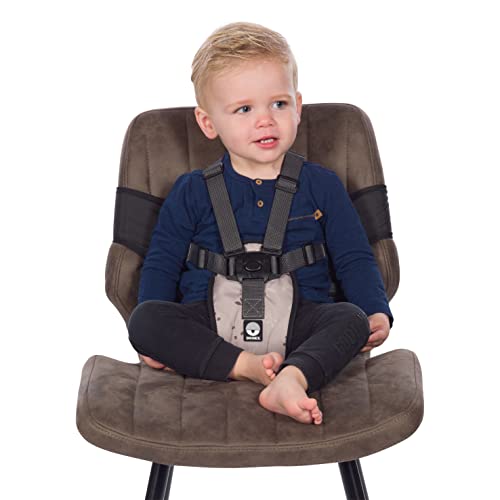 Dooky - Travel Chair Romantic Leaves Beige - Hochstuhl Baby Stuhl Sitzhöhung kind - 6-36 Monate - BSCI-Gütesiegel - 100% Polyester