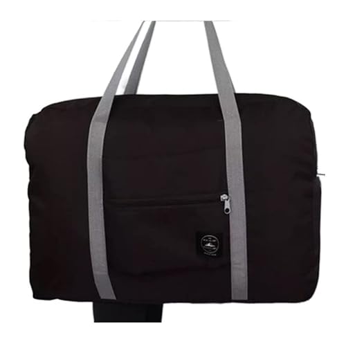 RajoNN RajoNN Zusammenklappbare Reisetasche, Nylon-Reisetaschen, Handgepäck für Männer und Frauen, modische Reise-Seesäcke, Tragetaschen, große Handtaschen, Seesäcke, Sporttaschen (Farbe: Pink)