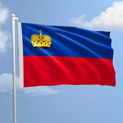 Flagge Liechtenstein aus Stoff marine Größe 100 x 150 zum Production