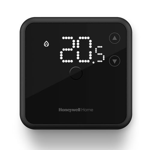 Honeywell Home DT3 Thermostat Ein/Aus, verkabelt, Schwarz