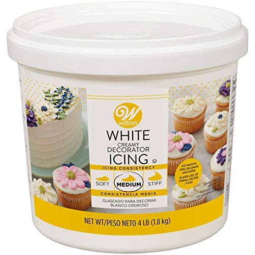 Wilton 704-0-0128 Creamy White Decorator Icing, 4 Lb.
