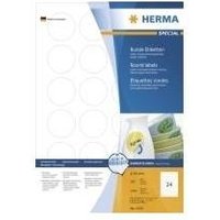 HERMA SuperPrint - Selbstklebende Etiketten - weiß - 40 mm rund - 2400 Stck. (4476)