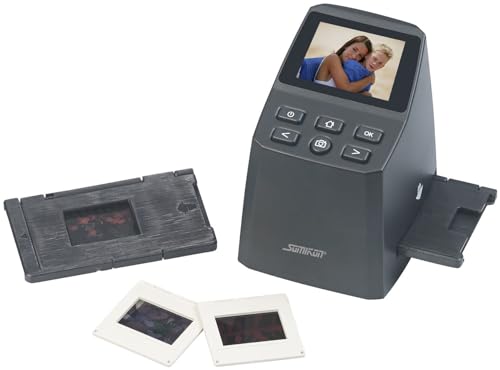 Somikon Diasscanner: Stand-Alone-Dia- und Negativ-Scanner mit 16-MP-Sensor, 4.920 DPI (Dia- und Negativscanner, Diaconverter)