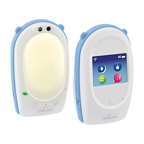 Chicco Audio-Babyphone FIRST DREAMS, DECT-Technologie, Gegensprechfunktion, Farbiges Touchscreen, Nachtlicht und Schlaflied