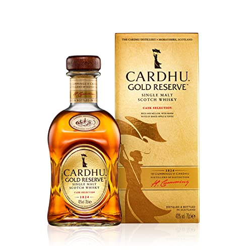 Cardhu Gold Reserve | Single Malt Scotch Whisky | mit Geschenkverpackung | Aromatischer Bestseller | handgefertigt in der Speyside | 40% vol | 700ml Einzelflasche |