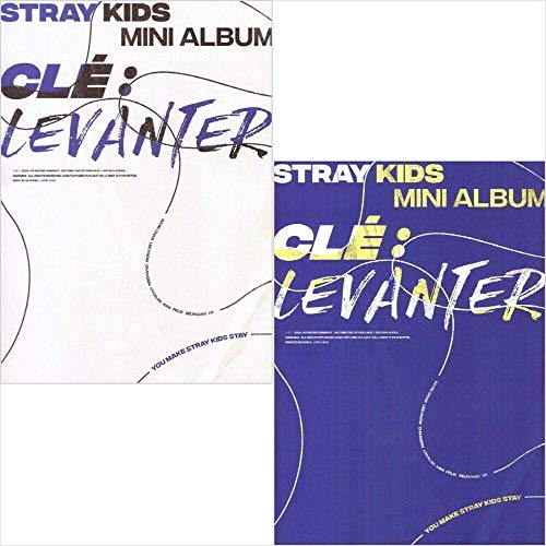 Stray Kids Clé : Levanter [Standard ver. - Clé+Levanter Set] - 2CD, 2Photobook, 2QR Photocard, 2Folded Poster with Pre Order Benefit, Extra Decorative Sticker Set, Photocard Set