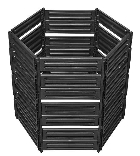GARANTIA AIR-King Steckkomposter schwarz Komposter mit Stecksystem (1100 Liter)