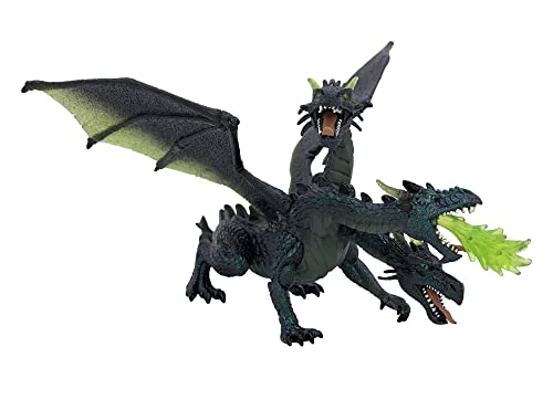 Bullyland 75675 - Spielfigur Dunkler Drache Norr, ca. 14 cm, detailgetreu, ideal als kleines Geschenk für Kinder ab 3 Jahren