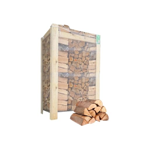 Mega Holz Brennholz ofenfertig im Hartholz-Mix (Buche/Eiche) 1 RM(1,5 SRM) Kaminholz Feuerholz