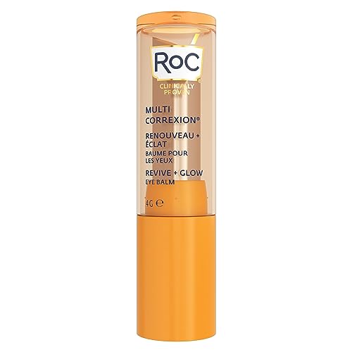 RoC - Multi Correxion Revive + Glow Augenbalsam - Enthält Vitamin C - Hypoallergen - 4 g