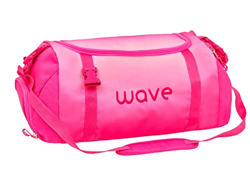 Wave Infinity 2-in-1 Sporttasche, Gym Tasche, Gym Duffle, Duffel Bag, Pink / für Mädchen, Unisex / ab der 5. Klasse, 23 Liter (2205/A Ombre Light Pink)