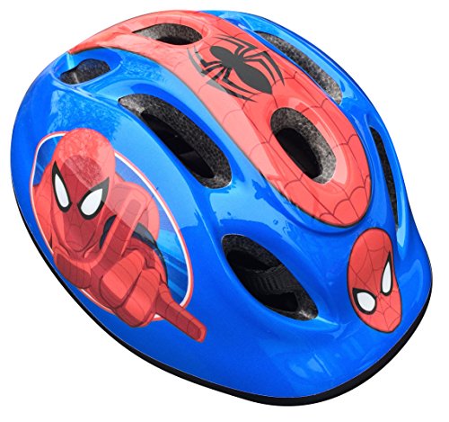 STAMP Fahrrad Helm Spiderman, Blau, S