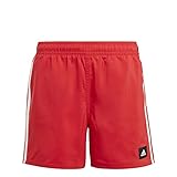 ADIDAS HA9407 3S SHO Swimsuit Boy's Better Scarlet/White 7-8A